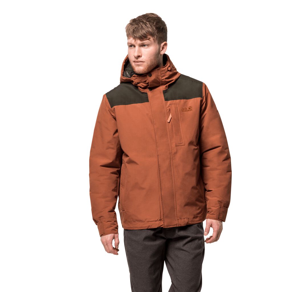 Jack Wolfskin OAKWOOD μπουφαν χειμερινα ανδρικα χαλκός | GR1238860